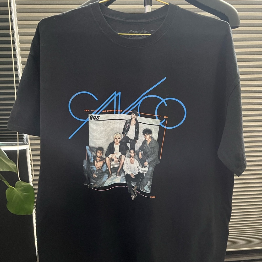 Black Graphic Band T-Shirt